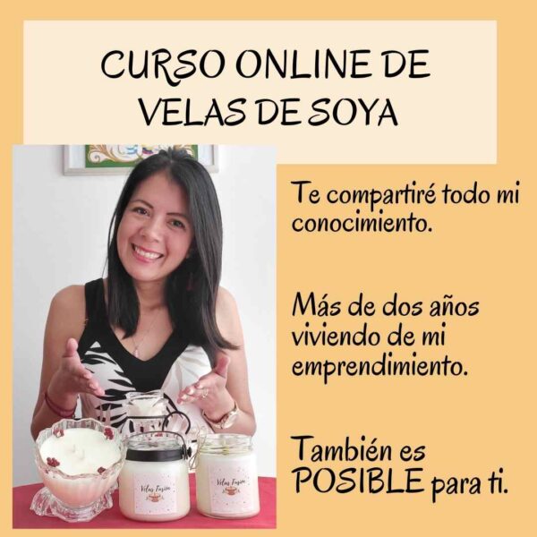 Curso Online de velas de soya - Imagen 2