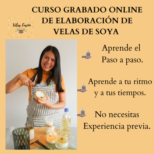 Curso Online de velas de soya - Imagen 3